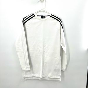 Adidas I Am Sport ‘White/Black’ 3S Long Sleeve Tee Men’s Size Small
